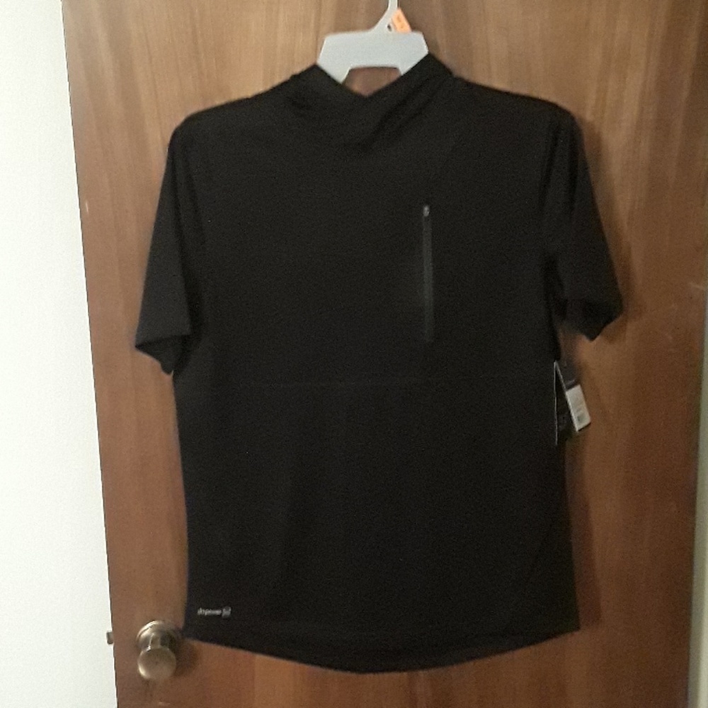 NEW Russell Athletic black hoodie dripower 360 Med